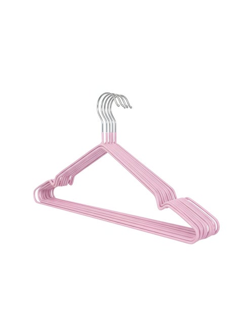 Feelings Metal Hanger PVC Coated Assorted color12Pcs Set 40Cm